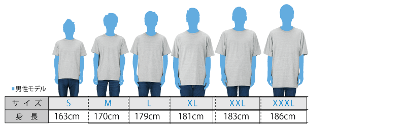 085-CVT サイズ比較表（男性)