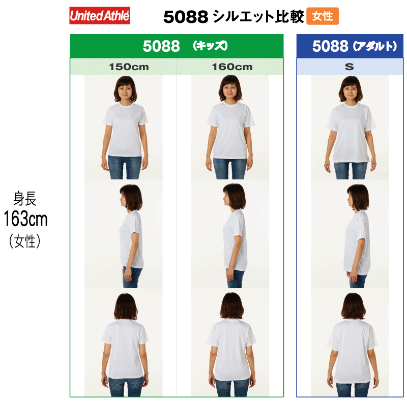 5088　シルエット比較　参考例2